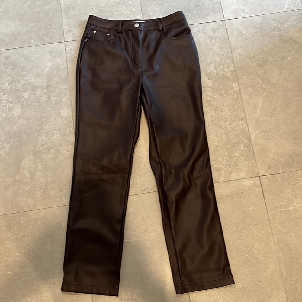 Ave Les Filles faux leather pants